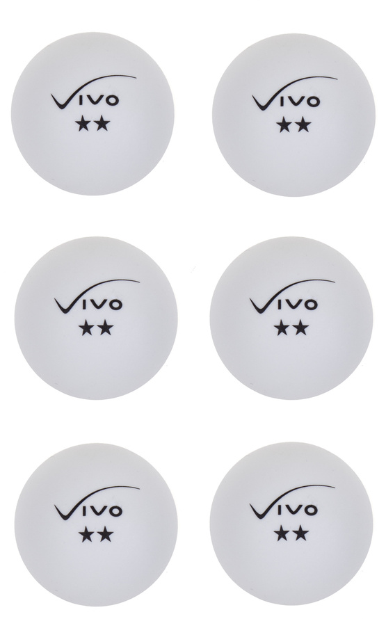 Piłeczki do tenisa stołowego Vivo Practice 6szt