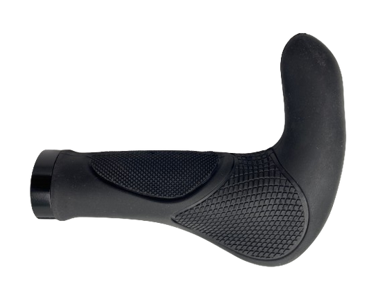 Chwyty rowerowe ost Ergo z rogami czarne HR053