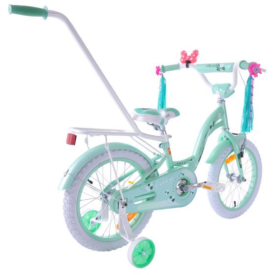 Rower dziecięcy 16 Fuzlu Lilly mint/white