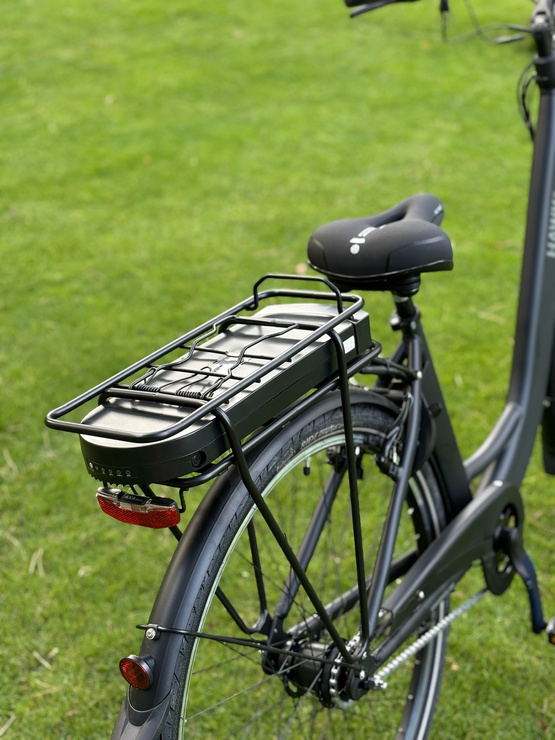 Rower Elektryczny 28" HAWK E-City Wave 46 cm Matt Black