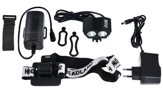 Lampa przód ProX Dual I power 2 x cree czarna