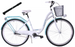 K21 Rower miejski Kozbike 28 3bieg biało-morski  (przerzutka Sturmey Archer) (J8)