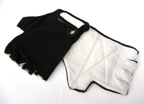 Rękawiczki rowerowe lycra czarna S REC262