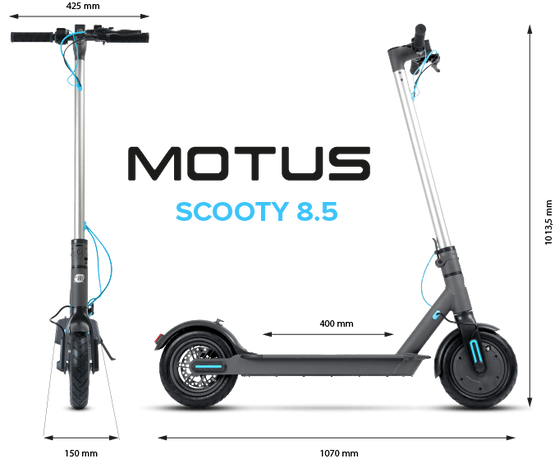 Hulajnoga elektryczna Motus Scooty 8,5" 350W
