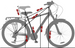 Rower trekkingowy 28 Fuzlu Core Men amor. (20")  czarny/srebrny/srebrny połysk  