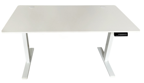 Biurko regulowane VertiGo RXD1-3-2RR białe 140x70 cm Wysokość: 71-120 cm
