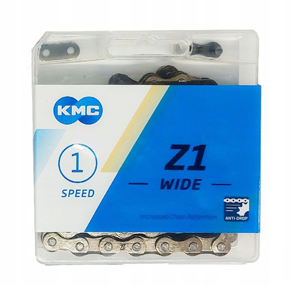 Łańcuch rowerowy KMC Z1 wide 112 ogniw brązowy box