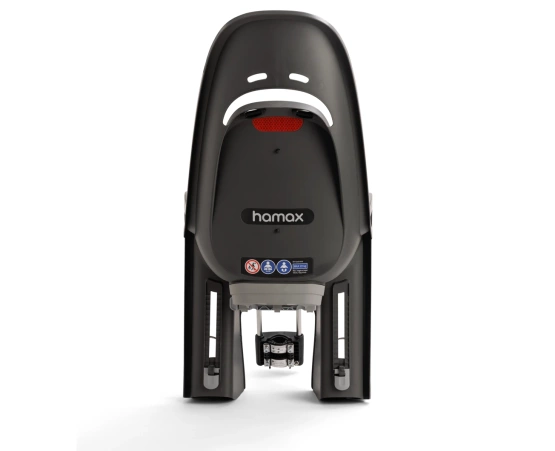 Fotelik rowerowy HAMAX Zenith Relax szary, czarna wyściółka