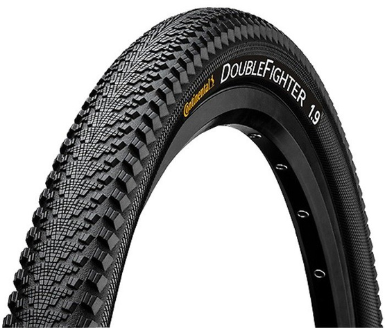 Opona rowerowa 29x2,0 Continental Double Fighter III drut czarna 915g