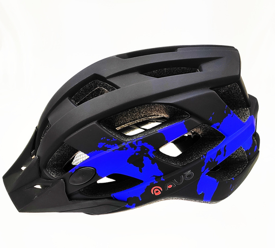 Kask rowerowy PNY-24 czarno/niebieski mat rozm. M (55-58cm) AVO