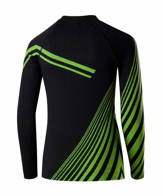 Komplet bielizny piłkarskiej KP1028J z czapką DRY Junior czarny/neonowy roz. 140/146