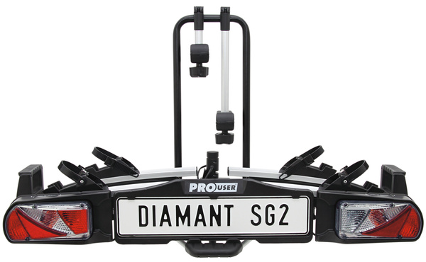 Bagażnik rowerowy na hak PROUSER Diamant SG2 na dwa rowery