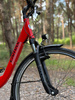 Rower Elektryczny 28" Camax Explora 52 cm 375 Wh Tesla Red Centralny silnik