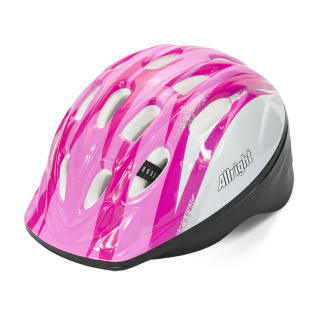 Kask rowerowy Allright Junior MV12 różówy rozm. S (48-52cm)