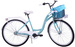 (K24) Rower miejski damski Kozbike 28 morsko biały 3B (J9)