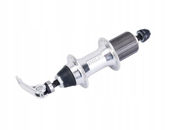 Piasta tył alum. MTB M10x135mm H36/14G pod kasetę 8-9.mod.GL-B42R8-9s silver, QR