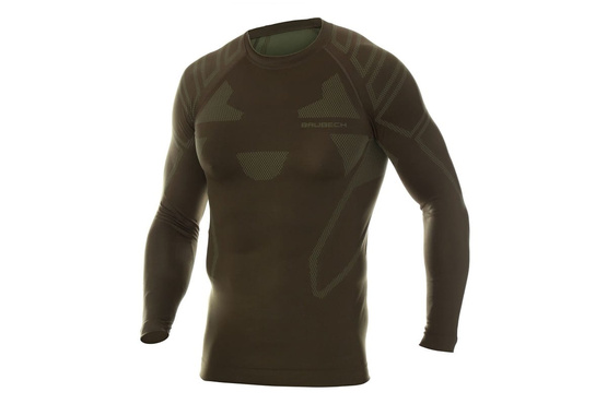 Bluza męska Brubeck Ranger Protect khaki L LS1421M