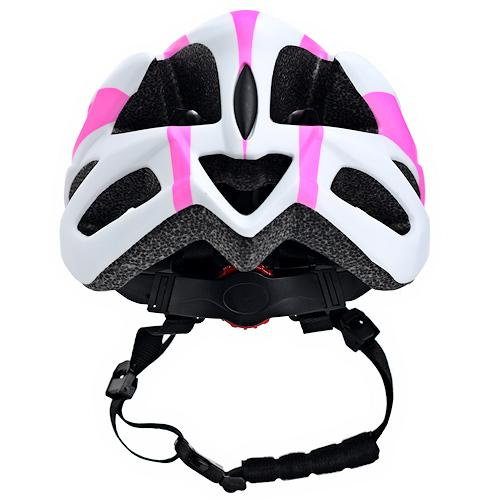 Kask rowerowy ProX Thumb rozm. M (55-58 cm.) biało-rózowy