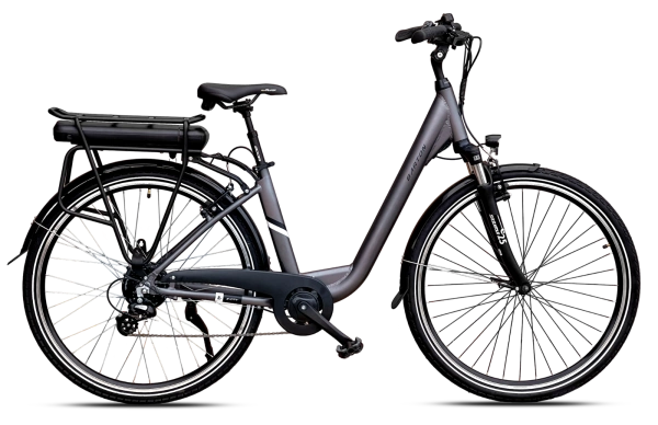 Barton E-City 28" (36v13Ah) (468Wh) grafitowy 17" rower elektryczny 