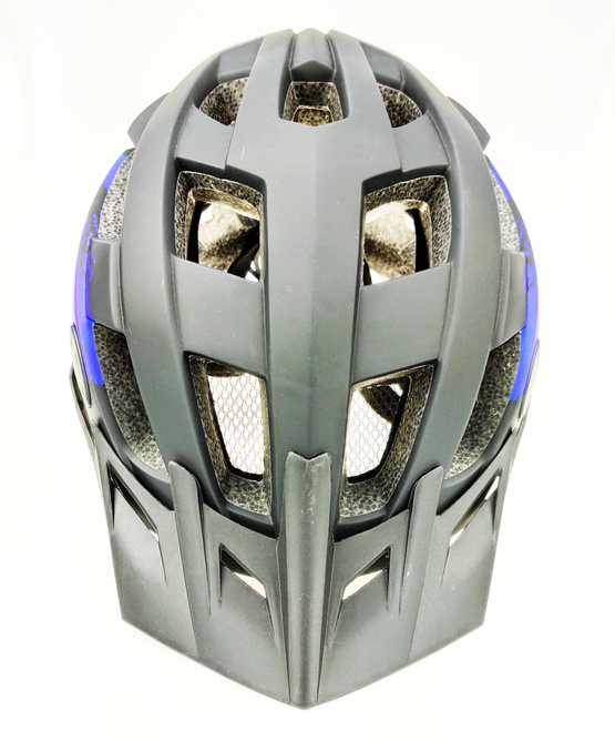 Kask rowerowy PNY-24 czarno/niebieski mat rozm. M (55-58cm) AVO