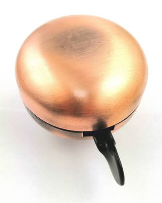 Dzwonek rowerowy JET Bell 80 metalowy w kolorze miedzianym