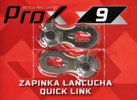 Zapinka łańcucha Prox 9 rzęd srebrna automat 1 szt 