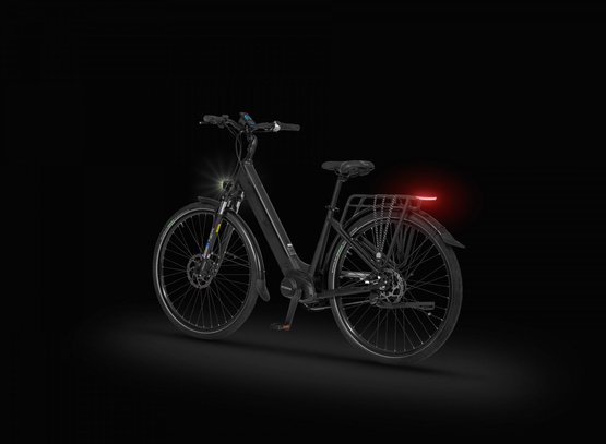Ecobike rower elektryczny LX 17 czarny V2