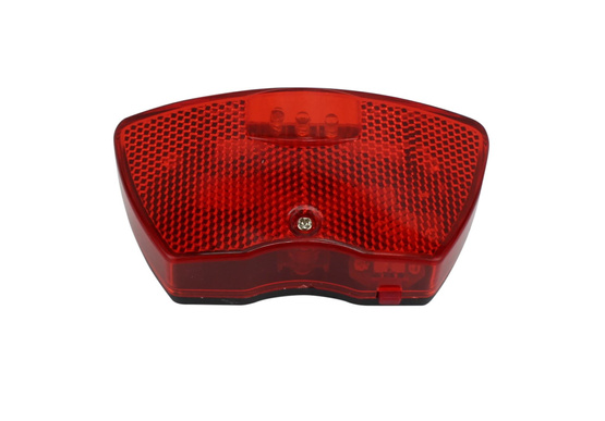 Lampa rowerowa XC-765 tył na bagażnik bateryjna
