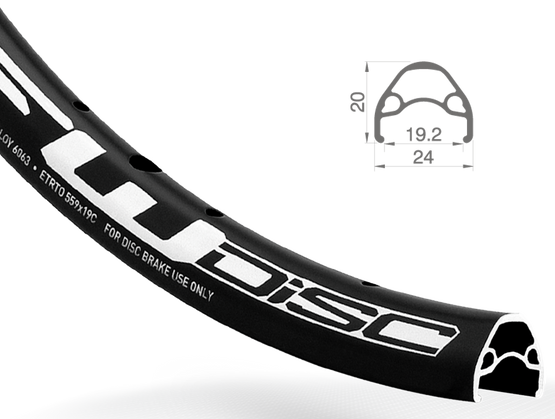 Obręcz FW Disc 27,5" (650B) 584x19 36H czarna