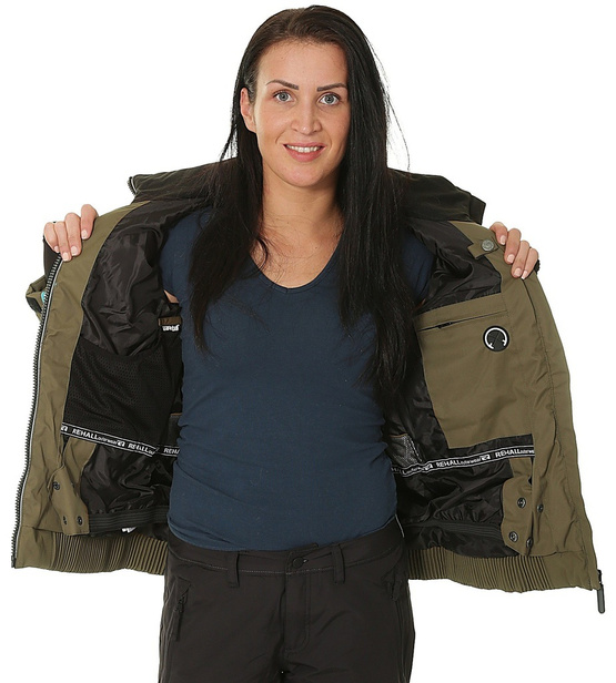 Kurtka damska Rehall Kate-R fur dark brown rozmiar S