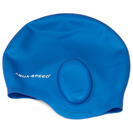 Czepek silikonowy AQUA-SPEED EAR CAP niebieski