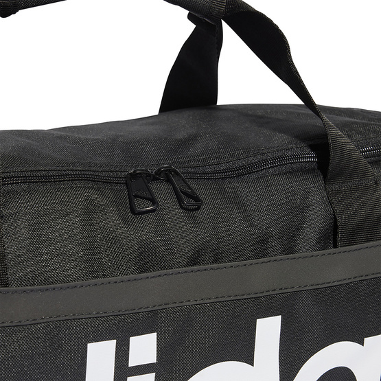 Torba adidas Essentials Linear Duffel Medium czarno- biała HT4743