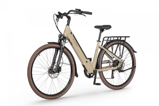 Ecobike rower elektryczny X-CITY Cappucino V2 L 28 19"