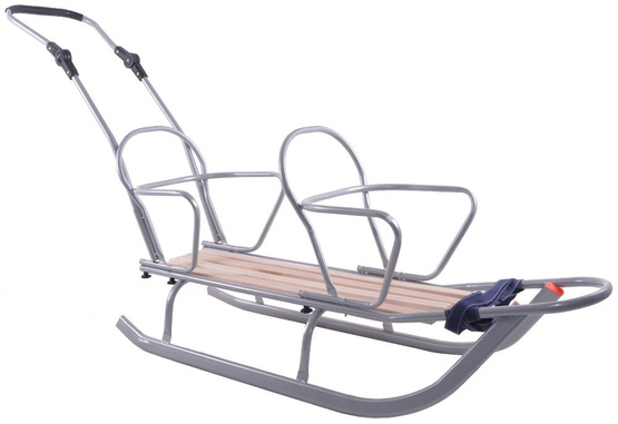 OLKAS SANKI podwójne oparcia szare PROWADNIK