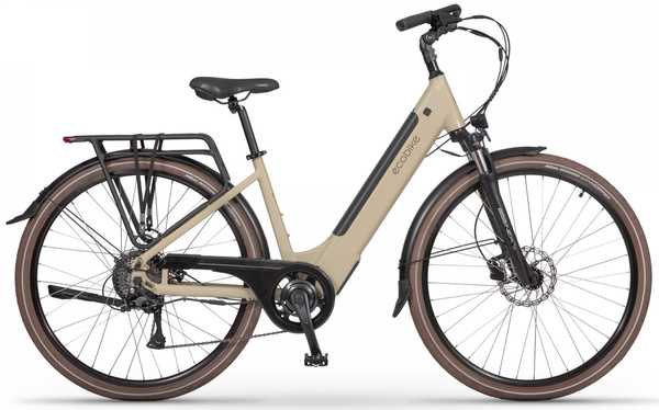 Ecobike rower elektryczny X-CITY Cappucino V2 L 28 17"