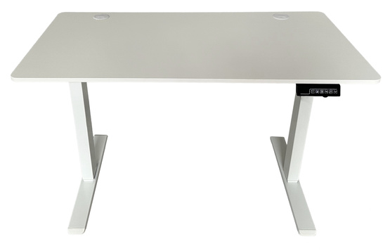 Biurko regulowane VertiGo RXD1-3-2RR białe 120x60 cm Wysokość: 71-120 cm
