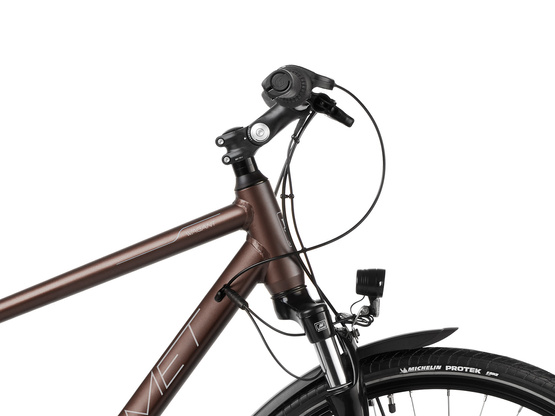Romet Wagant RM 1 28 L(21") hebanowo - srebrny rower elektryczny (W)
