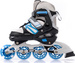 Rolki meteor 2 w 1 Volter 34-37 M grey/black/blue