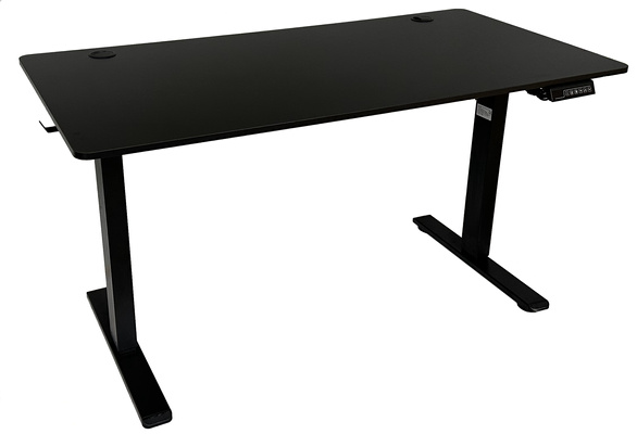 Biurko regulowane VertiGo RXD1-3-2RR czarne 140x70 cm Wysokość: 71-120 cm