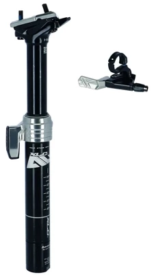 Wspornik siodła rowerowego XLC ALL MTN SP-T10B, 31,6, 350mm, czar Remote, skok 100mm