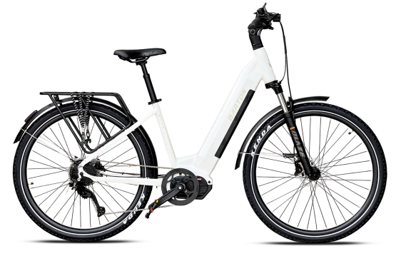Barton M100 Lowstep 28" 540Wh 18" biały rower elektryczny 
