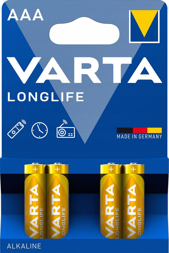 Bateria LR03 Varta Longlife 1.5V AAA
