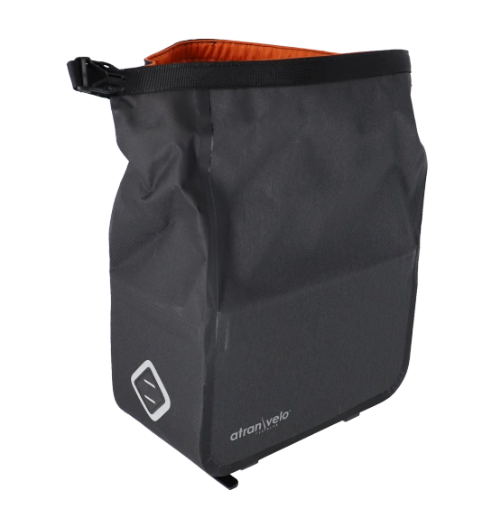Torba rower Atranvelo Travel 33x20x16cm, czarn, w zest. AVS Adapter 