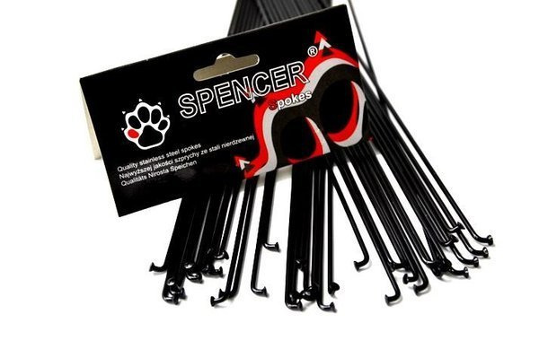 Szprycha 262 Spencer czarna nierdzewna 36 szt b/ nypla