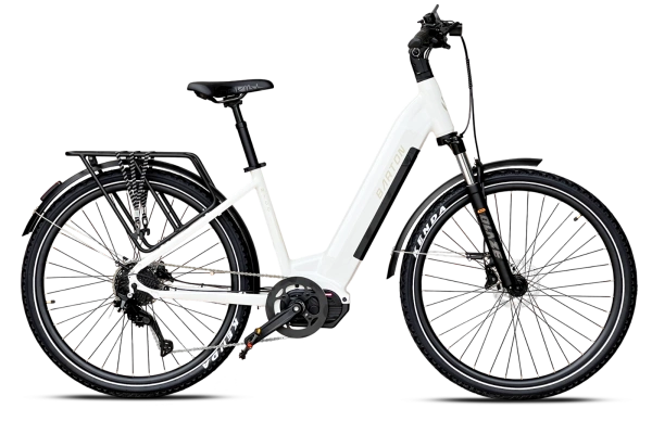 Barton M100 Lowstep 28" 540Wh 18" biały rower elektryczny 