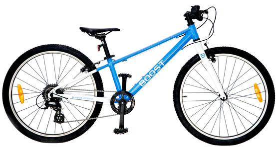 Rower dziecięcy 24" BOOST ultra lekki niebieski