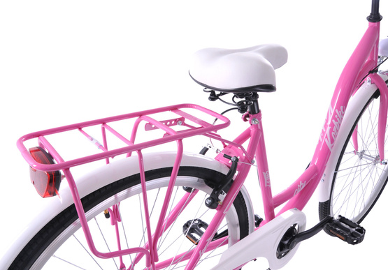 Kozbike City 28 7s rower różowo - biały (K4) (K10)