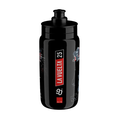 Bidon rowerowy Elite FLY Teams 2025 vuelta black map 550ml