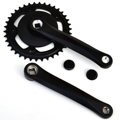 Mechanizm korbowy Comfort alu. 38z 170mm disc 95mm czarny
