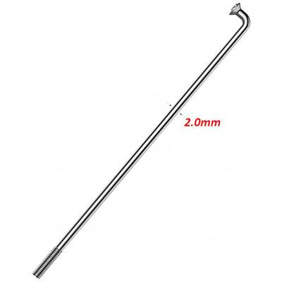 Szprycha rowerowa 275 mm SLE spokes stal, ocynk, srebrna